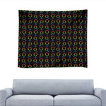 Gay Pride Gender Symbol Pattern Print Tapestry