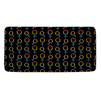 Gay Pride Gender Symbol Pattern Print Towel