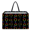 Gay Pride Gender Symbol Pattern Print Utility Tote Bag