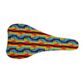 Gay Pride Hand Sign Pattern Print Bicycle Seat Cover