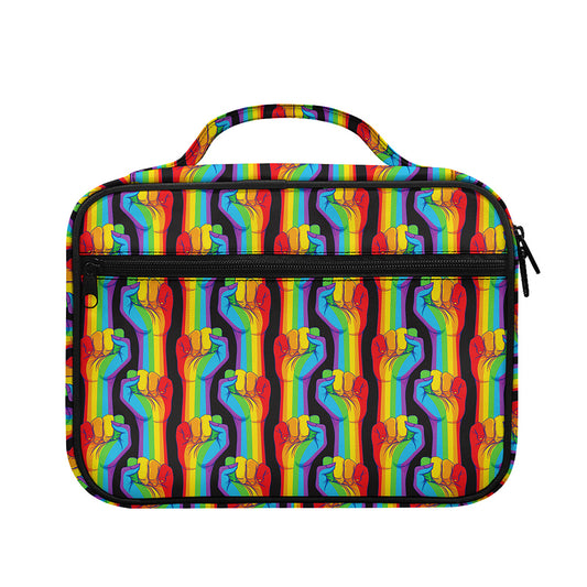 Gay Pride Hand Sign Pattern Print Briefcase Bible Bag