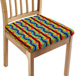 Gay Pride Hand Sign Pattern Print Chair Cushion Cover