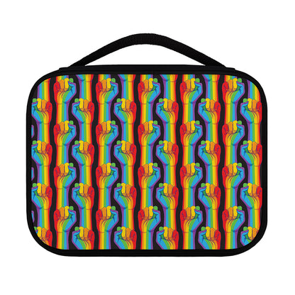 Gay Pride Hand Sign Pattern Print Classic Bible Case