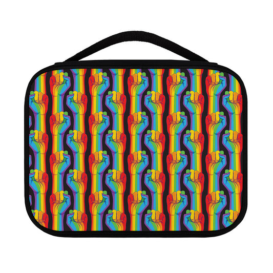 Gay Pride Hand Sign Pattern Print Classic Bible Case