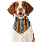 Gay Pride Hand Sign Pattern Print Dog Bandana