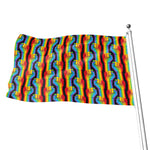 Gay Pride Hand Sign Pattern Print Flag