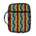 Gay Pride Hand Sign Pattern Print Front Pocket Bible Bag