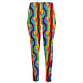 Gay Pride Hand Sign Pattern Print High-Waisted Pocket Leggings