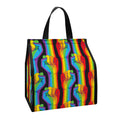 Gay Pride Hand Sign Pattern Print Insulated Lunch Tote