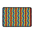 Gay Pride Hand Sign Pattern Print Kitchen Mat