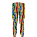 Gay Pride Hand Sign Pattern Print Men's Leggings