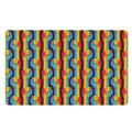 Gay Pride Hand Sign Pattern Print Polyester Doormat