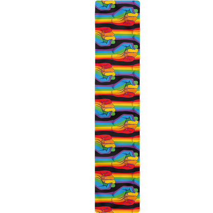 Gay Pride Hand Sign Pattern Print Table Runner