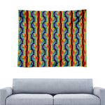 Gay Pride Hand Sign Pattern Print Tapestry