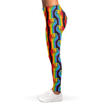 Gay Pride Hand Sign Pattern Print Women's Leggings