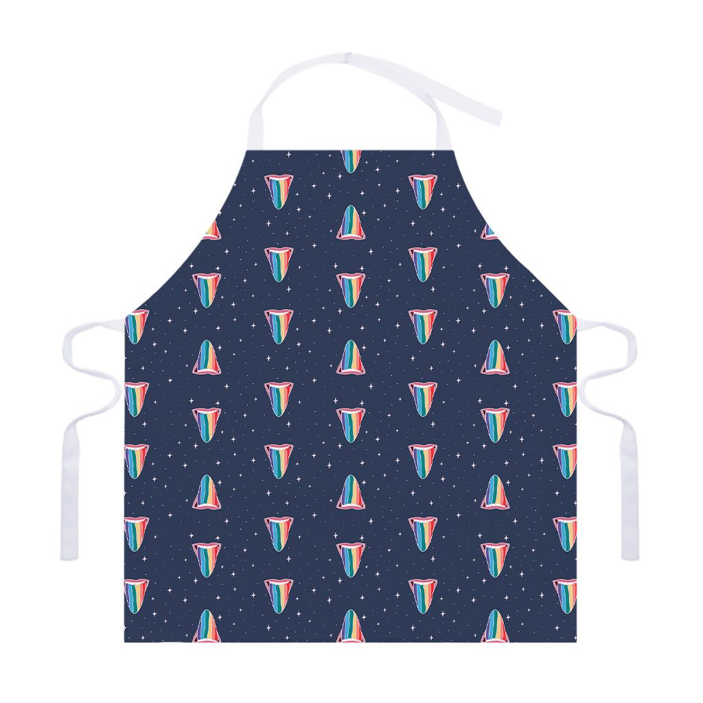 Gay Pride Tongue Pattern Print Adjustable Apron
