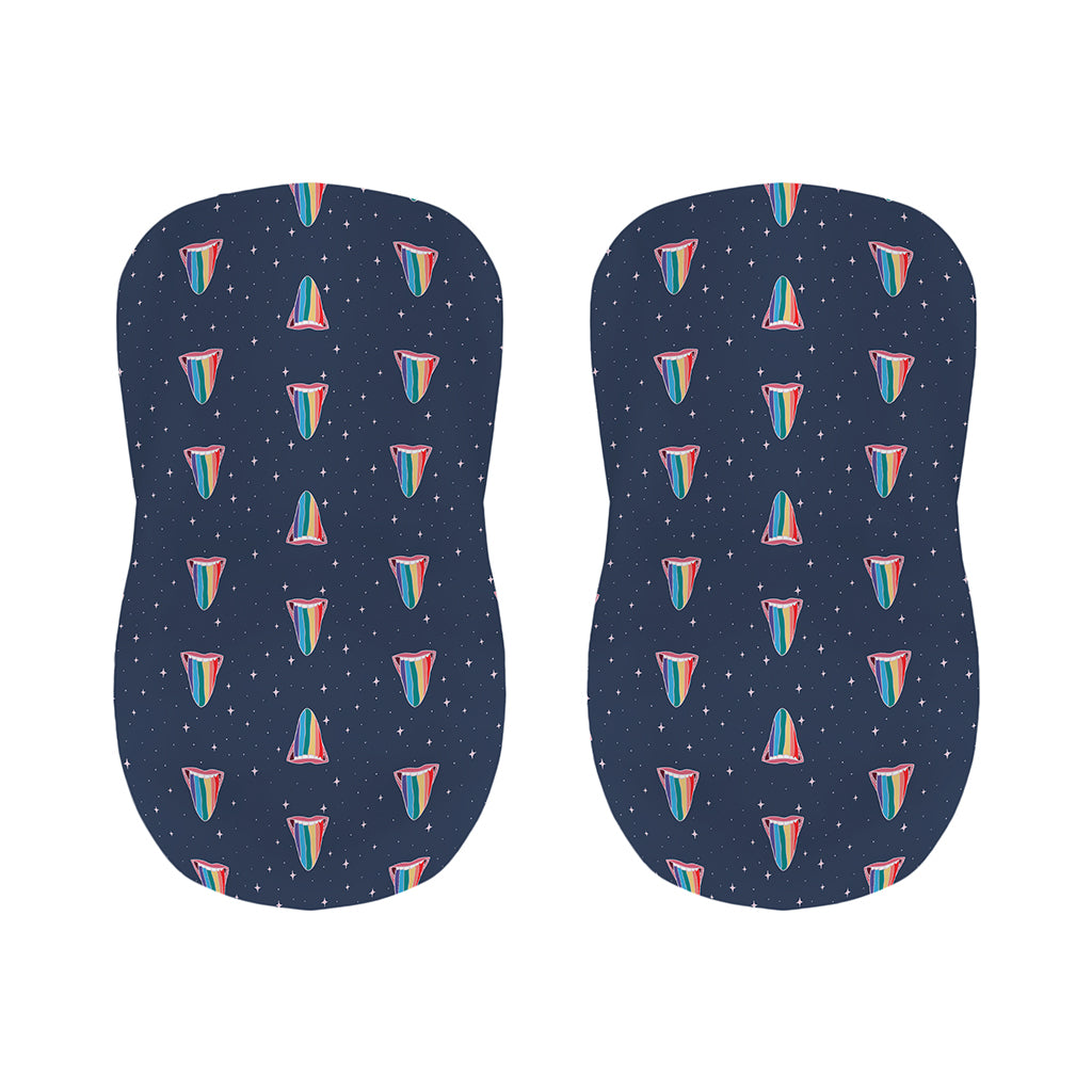 Gay Pride Tongue Pattern Print Bar Stool Covers