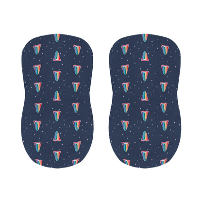 Gay Pride Tongue Pattern Print Bar Stool Covers