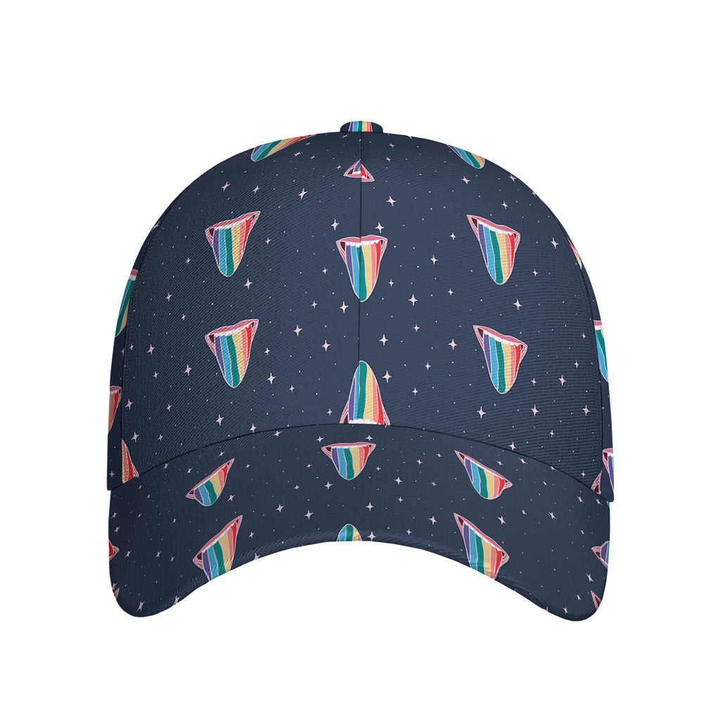 Gay Pride Tongue Pattern Print Baseball Cap