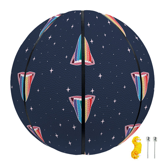 Gay Pride Tongue Pattern Print Basketball