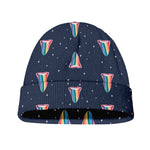 Gay Pride Tongue Pattern Print Beanie