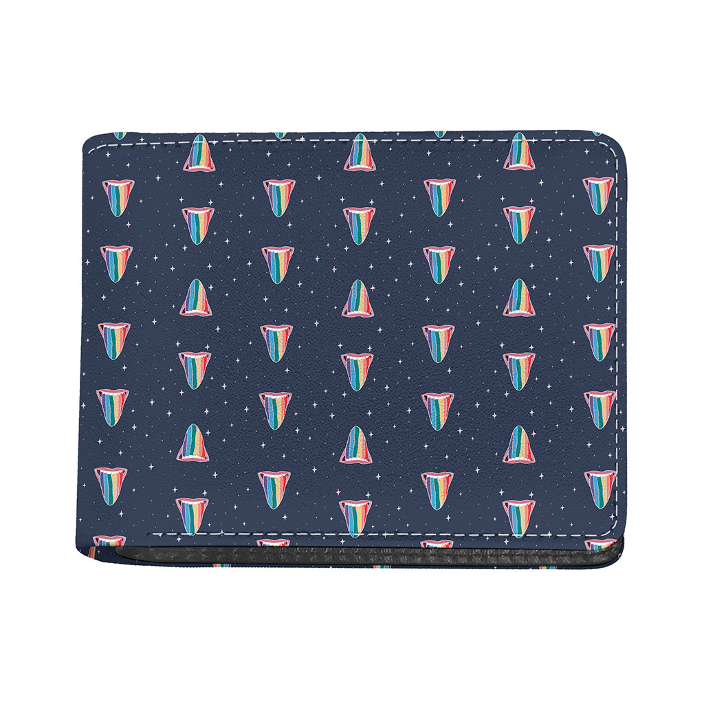 Gay Pride Tongue Pattern Print Bifold Wallet