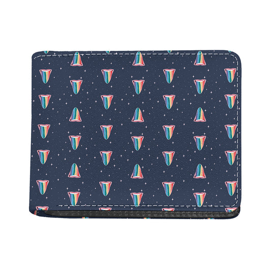 Gay Pride Tongue Pattern Print Bifold Wallet