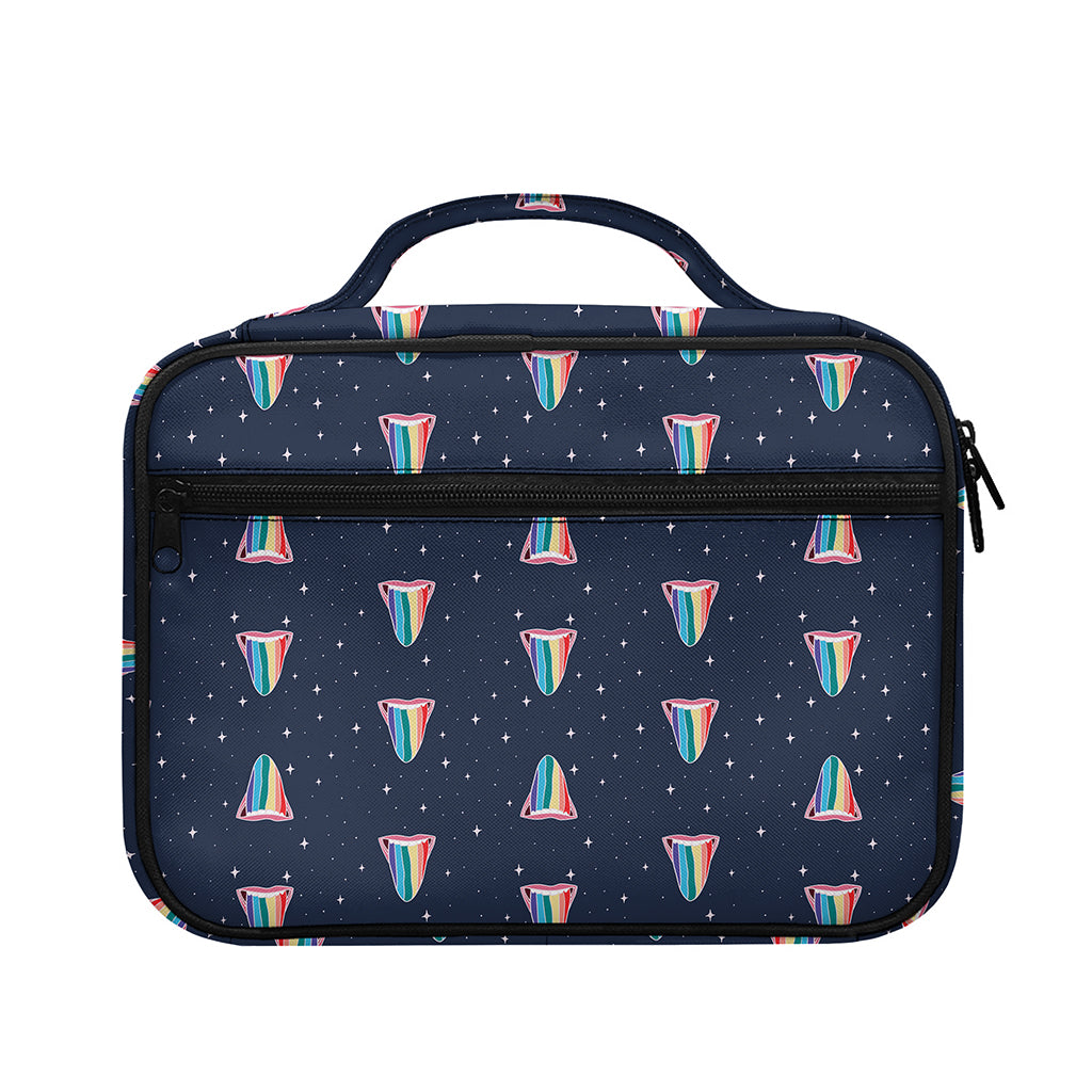 Gay Pride Tongue Pattern Print Briefcase Bible Bag
