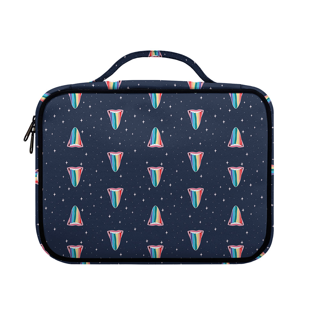 Gay Pride Tongue Pattern Print Briefcase Bible Bag