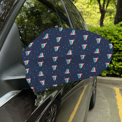Gay Pride Tongue Pattern Print Car Side Mirror Covers