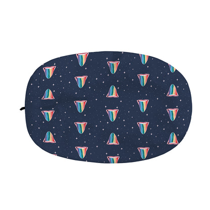 Gay Pride Tongue Pattern Print Car Side Mirror Covers