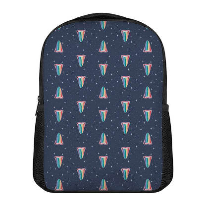 Gay Pride Tongue Pattern Print Casual Backpack