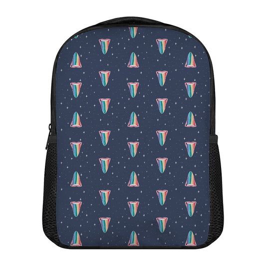 Gay Pride Tongue Pattern Print Casual Backpack
