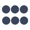 Gay Pride Tongue Pattern Print Coaster Set