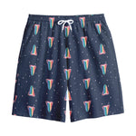 Gay Pride Tongue Pattern Print Cotton Shorts