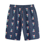 Gay Pride Tongue Pattern Print Cotton Shorts