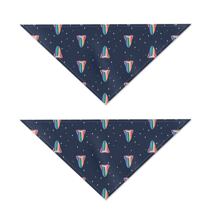 Gay Pride Tongue Pattern Print Dog Bandana