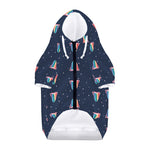 Gay Pride Tongue Pattern Print Dog Zip Up Hoodie