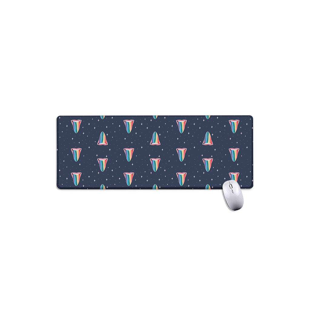 Gay Pride Tongue Pattern Print Extended Mouse Pad