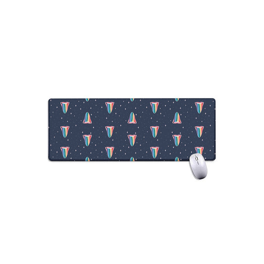 Gay Pride Tongue Pattern Print Extended Mouse Pad