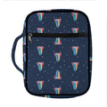 Gay Pride Tongue Pattern Print Front Pocket Bible Bag