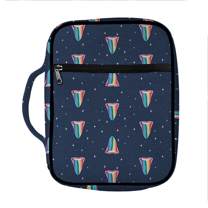 Gay Pride Tongue Pattern Print Front Pocket Bible Bag