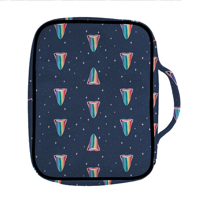 Gay Pride Tongue Pattern Print Front Pocket Bible Bag