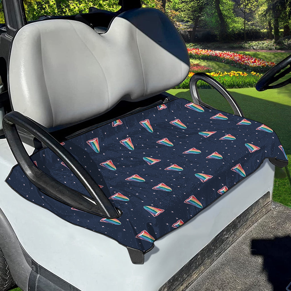 Gay Pride Tongue Pattern Print Golf Cart Seat Cover