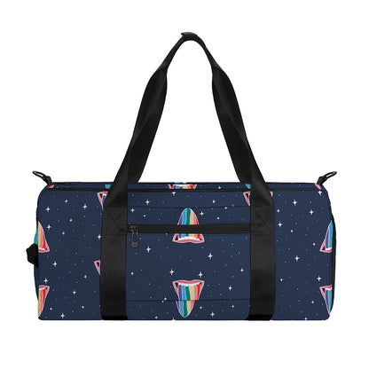 Gay Pride Tongue Pattern Print Gym Bag