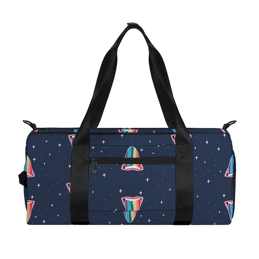 Gay Pride Tongue Pattern Print Gym Bag