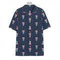 Gay Pride Tongue Pattern Print Hawaiian Shirt