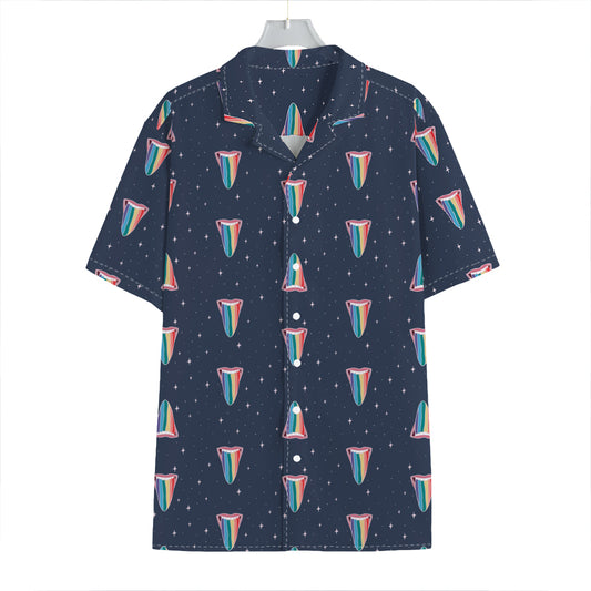 Gay Pride Tongue Pattern Print Hawaiian Shirt