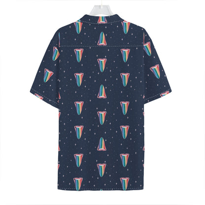 Gay Pride Tongue Pattern Print Hawaiian Shirt