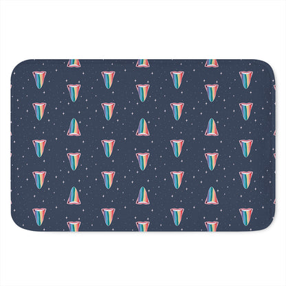 Gay Pride Tongue Pattern Print Indoor Door Mat